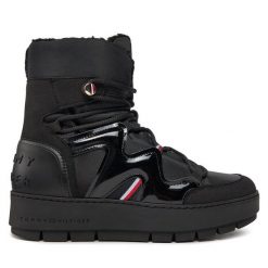 Śniegowce Tommy Hilfiger. Czarne śniegowce damskie Tommy Hilfiger. Za 449.99 zł.