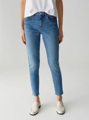 OPUS Dżinsy "Enja" - Slim fit - w kolorze niebieskim rozmiar: 38/L32. Niebieskie jeansy damskie Opus, z podwyższonym stanem. Za 209.95 zł.