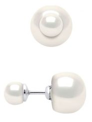 Pearline Kolczyki-wkrętki w kolorze białym z perłami rozmiar: onesize. Białe kolczyki damskie Pearline, z perłą, srebrne. Za 304.99 zł.