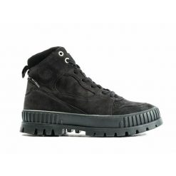 Buty Palladium Pallashock Hi Snk Czarny Damskie. Czarne obuwie trekkingowe damskie Palladium, z gumy, bez zapięcia. Za 504.85 zł.