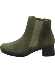 Think! Skórzane botki w kolorze khaki rozmiar: 41. Brązowe botki damskie Think!, eleganckie, bez obcasa, bez zapięcia. Za 346.99 zł.