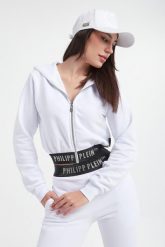 Bluza dresowa damska PHILIPP PLEIN. Bluzy damskie Philipp Plein, xs, bez wzorów, z dresówki, bez kaptura. W wyprzedaży za 2,183.35 zł.
