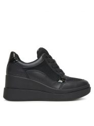 MICHAEL Michael Kors Sneakersy Emmy 43F5EMFS3L Czarny. Czarne obuwie sportowe damskie MICHAEL Michael Kors, ze skóry, bez zapięcia. Za 709.99 zł.