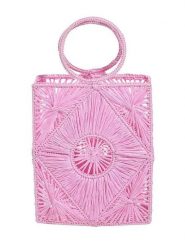 BLE Torebka w kolorze jasnoróżowym - 21 x 26 x 9 cm rozmiar: onesize. Różowe torebki klasyczne damskie BLE, z materiału, bez dodatków. Za 112.45 zł.