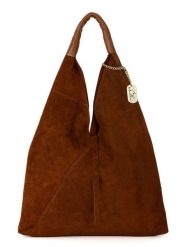 Anna Morellini Skórzany shopper bag "Eleonora" w kolorze jasnobrązowym - 40 x 31 x 2 cm rozmiar: onesize. Brązowe shopper bag Anna Morellini, bez wzorów, z materiału, na ramię, bez dodatków. Za 217.99 zł.