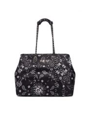 Roxy Torebka CBWEO-ROXY-M-002-09 Czarny. Czarne shopper bag Roxy, bez wzorów, z materiału, bez dodatków. Za 169.99 zł.