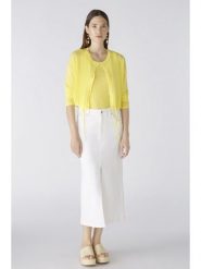 Oui Kardigan w kolorze żółtym rozmiar: 40. Żółte kardigany damskie Oui, bez wzorów. Za 91.99 zł.