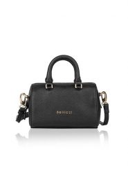 Bellicci Skórzana torebka "Cara" w kolorze czarnym - 18 x 14 x 7 cm rozmiar: onesize. Czarne torebki klasyczne damskie Bellicci, z materiału, przez ramię, bez dodatków. Za 173.99 zł.