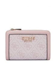 Guess Portfel Lindsey Slg SWSG97 49156 Różowy. Czerwone portfele damskie Guess, z aplikacjami, ze skóry. Za 237.99 zł.