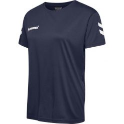 Koszulka piłkarska z krótkim rękawem damska Hummel Core Polyester Tee Woman S/S. Czerwone bluzki damskie Hummel, l, bez wzorów, bez kołnierzyka, bez ramiączek. Za 48.00 zł.