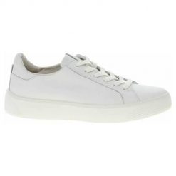 Buty do chodzenia damskie Ecco Street Tray W. Białe obuwie sportowe damskie ECCO, z materiału, bez zapięcia, trekkingowe. Za 907.00 zł.