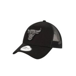 Czapka z daszkiem New Era 9FORTY NBA Chicago Bulls A-Frame Trucker 12523913. Czarne czapki z daszkiem damskie New Era, bez wzorów. Za 99.00 zł.