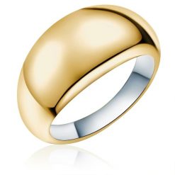 Rafaela Donata Pierścionek Srebro wysokiej próby Żółte złoto/srebrny Pierścionki 1 ct Damski. Szare pierścionki damskie Rafaela Donata, srebrne. Za 269.99 zł.