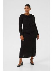 KAFFE curve Sukienka w kolorze czarnym rozmiar: L. Czarne sukienki damskie KAFFE curve, bez wzorów, bez ramiączek. Za 126.99 zł.