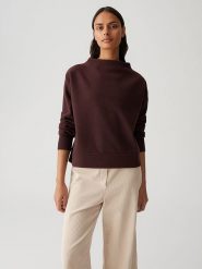 OPUS Bluza "Gruger" w kolorze brązowym rozmiar: 38. Brązowe bluzy damskie Opus, bez wzorów, bez kaptura. Za 143.99 zł.