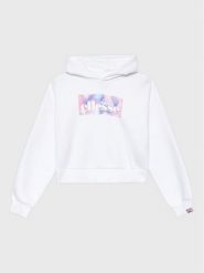 Ellesse Bluza Hillia S4R17689 Biały Relaxed Fit. Białe bluzy dziewczęce Ellesse, bez wzorów, z bawełny, bez ramiączek, bez kaptura. Za 169.99 zł.