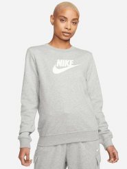 Nike Sportswear Bluza w kolorze szarym rozmiar: XL. Szare bluzy damskie Nike Sportswear, xl, bez wzorów, bez kaptura. Za 224.95 zł.