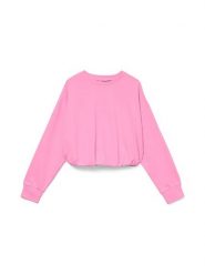 Vero Moda Bluza w kolorze różowym rozmiar: S. Różowe bluzy damskie Vero Moda, s, bez wzorów, z bawełny, bez kaptura. Za 98.95 zł.