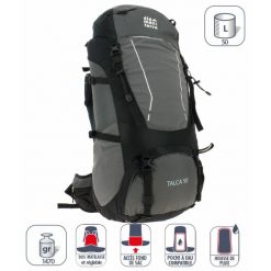 Plecak Elementerre Talca 50 L, Czarny. Czarne plecaki Elementerre, bez wzorów. Za 403.00 zł.