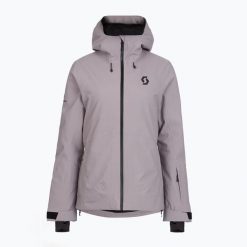 Kurtka narciarska damska SCOTT Ultimate Dryo 10. Szare kurtki damskie Scott, na zimę, l, bez wzorów, z materiału, bez kaptura. Za 829.99 zł.