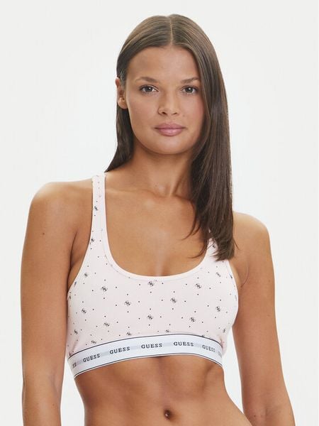 Guess Stringi O97E04 KBOE1 Różowy. Czerwone stringi Guess, z aplikacjami, z bawełny. Za 59.99 zł.