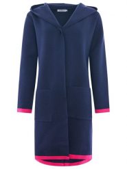 Zwillingsherz Kardigan "Mona" w kolorze granatowym rozmiar: L/XL. Niebieskie kardigany damskie Zwillingsherz, l, bez wzorów. Za 210.31 zł.