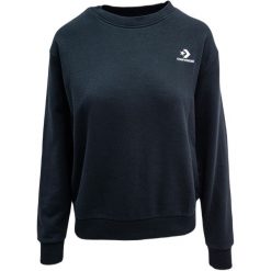 Bluza Converse Foundation Crew, Kobiety. Czarne bluzy damskie Converse, m, bez wzorów, z bawełny, bez kaptura. Za 290.00 zł.