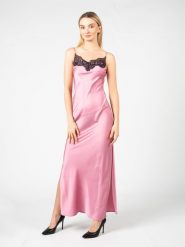 Pinko Sukienka "Arneis" | 101411 A0VB | Kobieta | Różowy. Czerwone sukienki damskie Pinko, bez wzorów, z koronki, bez ramiączek. W wyprzedaży za 419.00 zł.