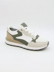 Bellucci Sneakersy w kolorze beżowo-zielonym rozmiar: 41. Brązowe obuwie sportowe damskie Bellucci, bez zapięcia. Za 100.99 zł.