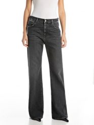 Replay Dżinsy - Flared fit - w kolorze czarnym rozmiar: W27/L30. Czarne jeansy damskie Replay. Za 339.95 zł.