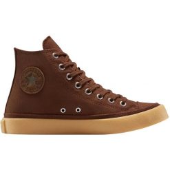 Sneakers Converse Chuck Taylor All Star. Brązowe obuwie sportowe damskie Converse, z zamszu, bez zapięcia, na fitness i siłownię. Za 490.00 zł.