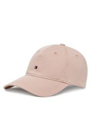 Tommy Hilfiger Czapka z daszkiem Essential Flag Soft Cap AW0AW17632 Różowy. Czerwone czapki z daszkiem damskie Tommy Hilfiger, bez wzorów, z bawełny. Za 149.99 zł.