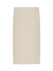 Vero Moda Spódnica dzianinowa w kolorze beżowym rozmiar: L. Brązowe spódnice damskie Vero Moda, l, bez wzorów, z dzianiny, midi. Za 96.60 zł.