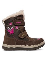 Primigi Śniegowce GORE-TEX 2380711 S Brązowy. Brązowe kozaki dziewczęce Primigi, bez wzorów, z gore-texu, bez obcasa, bez zapięcia. Za 419.99 zł.