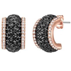Lulu & Jane Stop metali Zdobienie kryształkami Swarovski® Kolczyki 1 ct Damski. Białe kolczyki damskie Lulu & Jane, pozłacane, na sztyftcie. Za 419.99 zł.