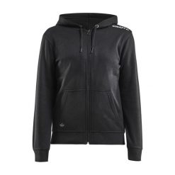 Bluza sportowa damska Craft Community Fz. Czarne bluzy damskie Craft, xl, bez wzorów, z materiału, z kapturem. Za 292.00 zł.