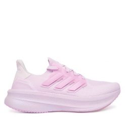 Buty do biegania adidas. Czerwone obuwie sportowe damskie Adidas, bez zapięcia, do biegania. Za 799.99 zł.