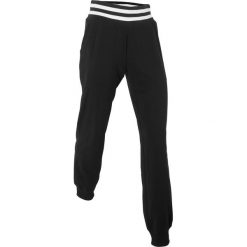Spodnie sportowe, długie, Level 1 bonprix czarny. Czarne spodnie dresowe damskie bonprix, w prążki. Za 37.99 zł.