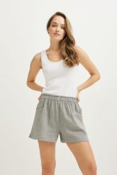 SPODENKI JULIETTE CIEMNO SZARE L - Flawless. Szare szorty damskie Flawless, bez wzorów, z bawełny. Za 95.00 zł.