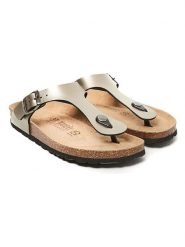 Mandel Japonki "Blanca" w kolorze brązowym rozmiar: 39. Brązowe klapki damskie Mandel, bez wzorów, bez obcasa, bez zapięcia. Za 121.99 zł.