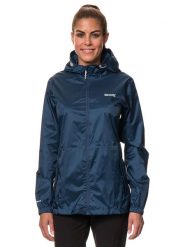 Regatta Kurtka przeciwdeszczowa "Pack It III" w kolorze granatowym rozmiar: 50. Niebieskie kurtki sportowe damskie Regatta, s, bez wzorów, bez kaptura. Za 110.04 zł.