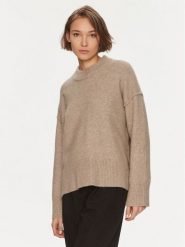 DAY BIRGER ÉT MIKKELSEN Sweter Josie 100420 Beżowy Regular Fit. Brązowe swetry klasyczne damskie DAY Birger et Mikkelsen, m, z syntetyku, bez kołnierzyka. Za 479.99 zł.