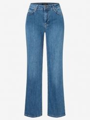 More & More Dżinsy - Comfort fit - w kolorze niebieskim rozmiar: 38. Niebieskie jeansy damskie More & More, z podwyższonym stanem. Za 223.46 zł.