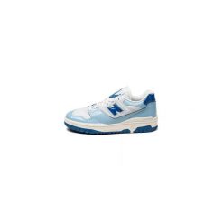 Trampki Damskie New Balance 550 Niebieskie. Niebieskie trampki damskie New Balance, bez wzorów, z syntetyku, bez zapięcia. Za 663.20 zł.