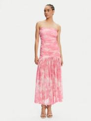 BARDOT Sukienka wieczorowa Solana 59875DB1 Różowy Regular Fit. Czerwone sukienki damskie Bardot, bez wzorów, z syntetyku, wizytowe, bez ramiączek. Za 639.99 zł.