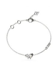 Guess Bransoletka JUBB04 414JW Srebrny. Szare bransoletki damskie Guess, metalowe. Za 219.99 zł.