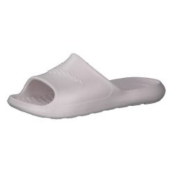 Klapki damskie Nike Victori One. Czerwone klapki damskie Nike, bez wzorów, z materiału, bez obcasa, bez zapięcia. Za 194.00 zł.
