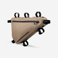 Torba rowerowa do bikepackingu Riverside ADVT 900 S Full Frame IPX3 6 litrów. Brązowe torebki klasyczne damskie ROCKRIDER, z materiału, bez dodatków. Za 269.99 zł.
