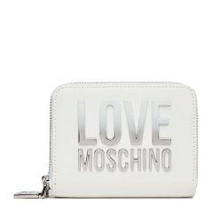 Portfel LOVE MOSCHINO. Białe portfele damskie Love Moschino, bez wzorów. Za 579.99 zł.