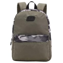 Plecak unisex Skechers San Diego Backpack pojemność 18 L. Zielone plecaki Skechers, bez wzorów. Za 69.99 zł.